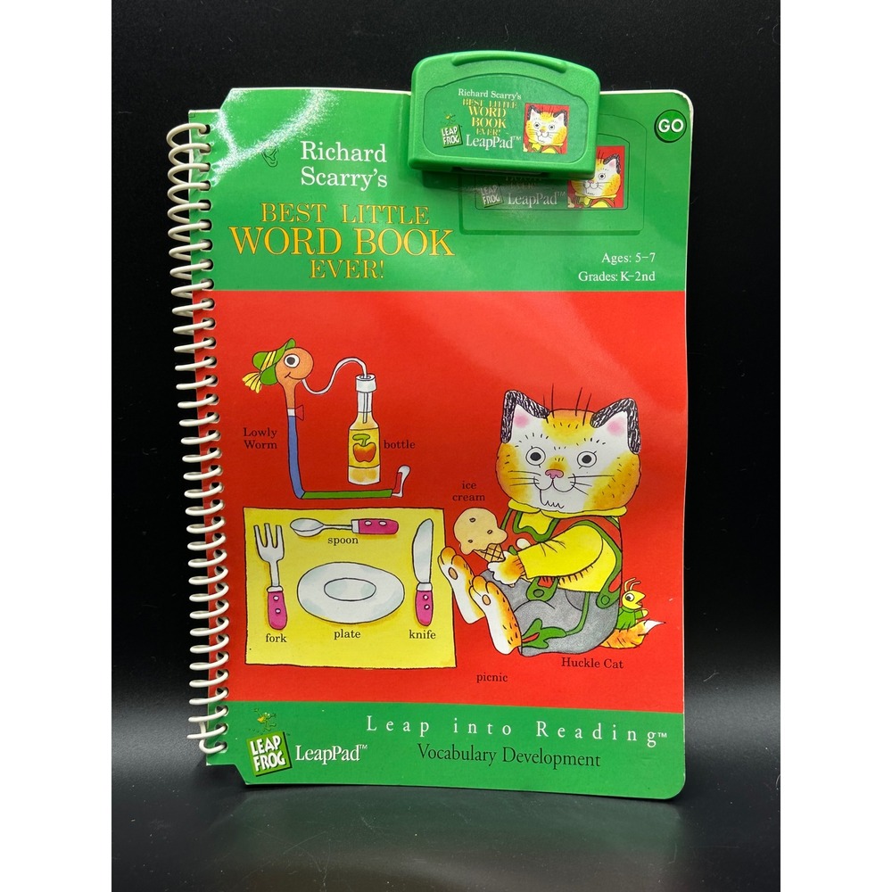 LeapFrog LeapPad Richard Scarry's Best Little Word Book Ever Book & Cartridge
